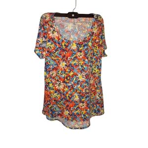 Lularoe Mickey Mouse Short Sleeve Top Size S